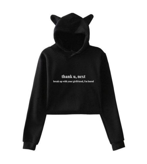 Ariana Grande Cropped Hoodie #10