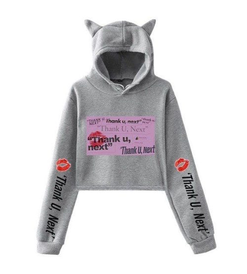 Ariana Grande Cropped Hoodie #11