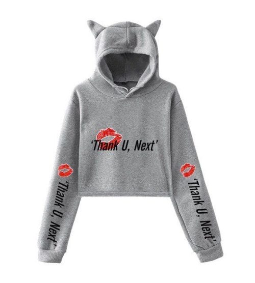 Ariana Grande Cropped Hoodie #13