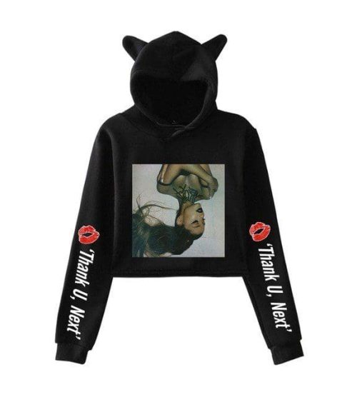 Ariana Grande Cropped Hoodie #2