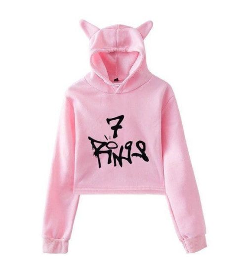 Ariana Grande Cropped Hoodie #16
