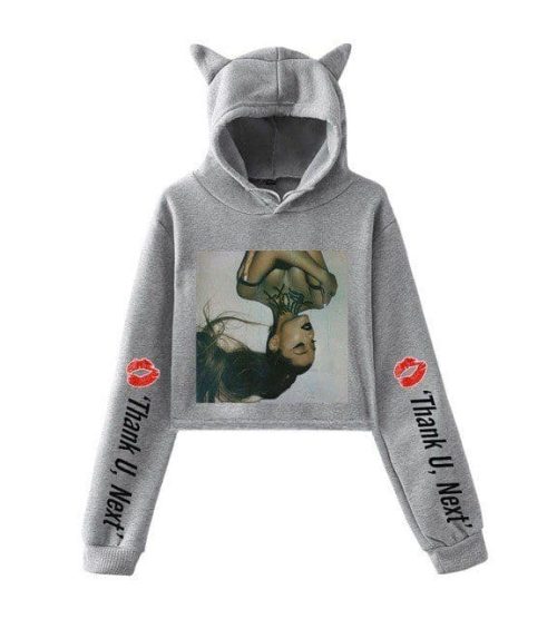 Ariana Grande Cropped Hoodie #3