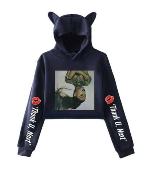 Ariana Grande Cropped Hoodie #4