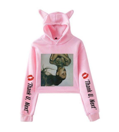 Ariana Grande Cropped Hoodie #5
