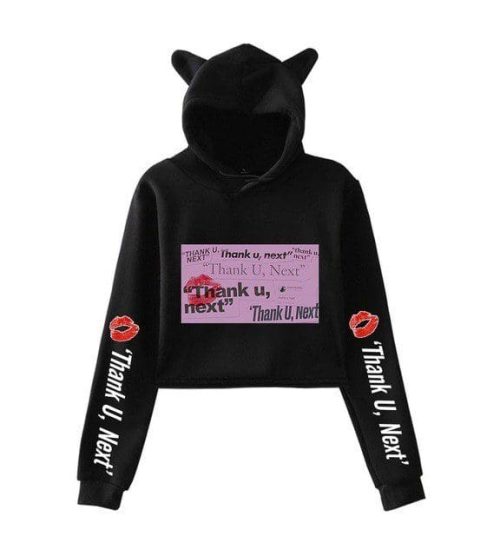 Ariana Grande Cropped Hoodie #6