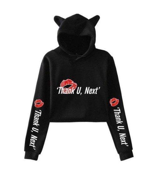 Ariana Grande Cropped Hoodie #8