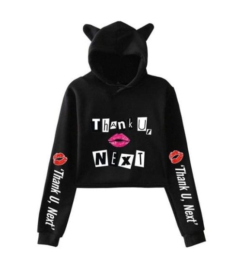Ariana Grande Cropped Hoodie #9