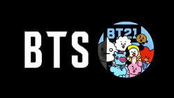 Vibrant BTS and BT21 character merchandise featuring popular K-pop and animation designs.