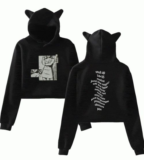 Ariana Grande Cropped Hoodie #21