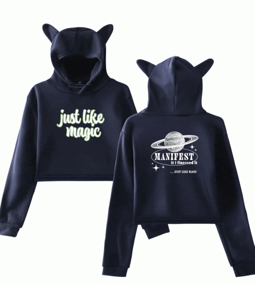 Ariana Grande Just Like Magic Cropped Hoodie #2