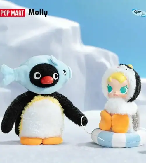 POP MART Baby Molly X Pingu Happy Fishing Series
