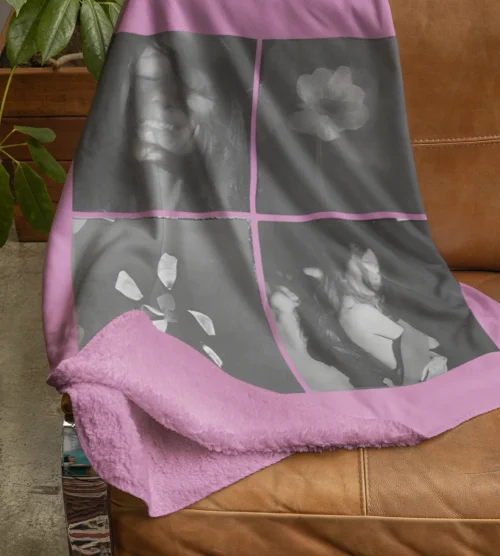 Ariana Grande Petal Collage Blanket
