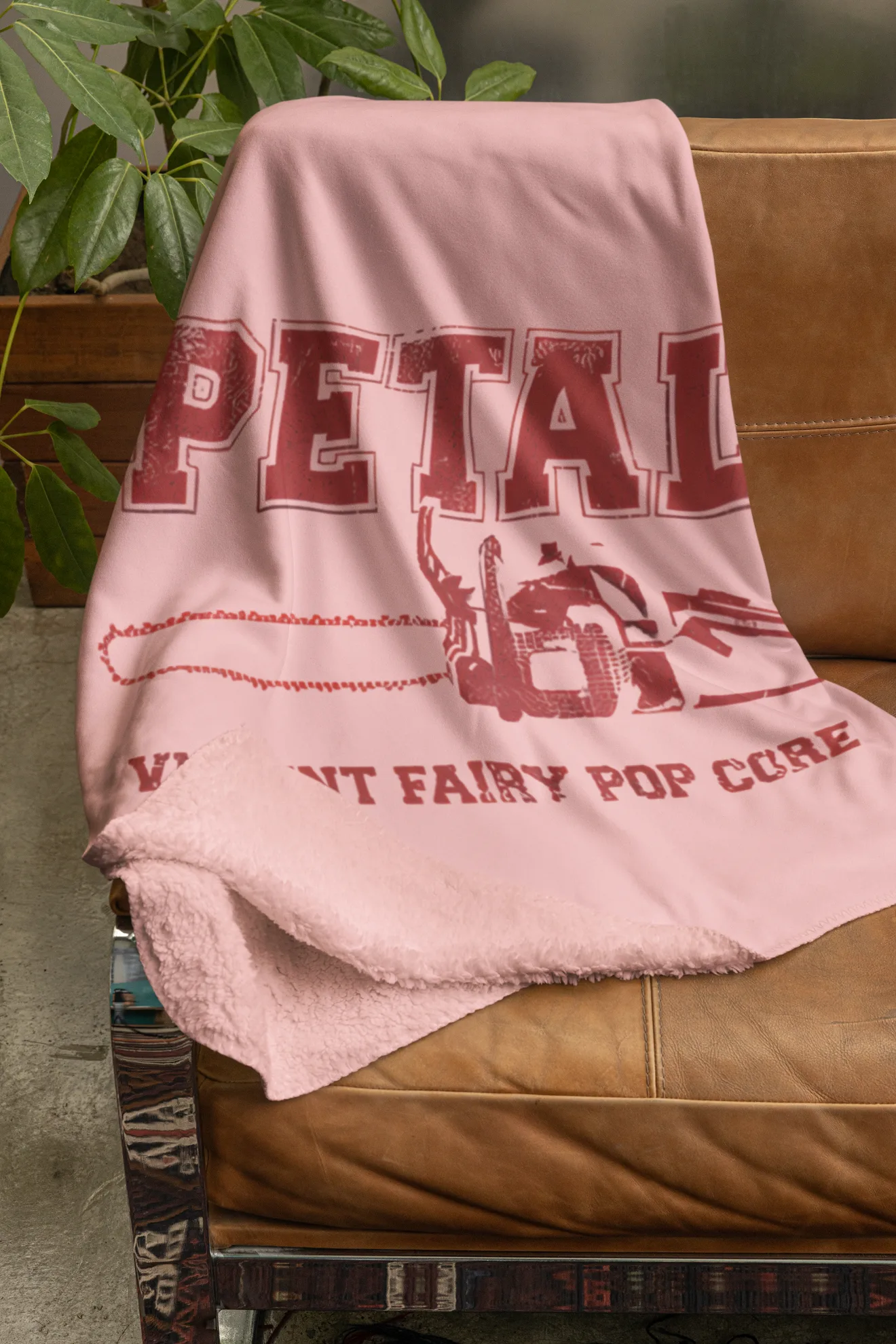 Ariana Grande Petal Chainsaw Blanket