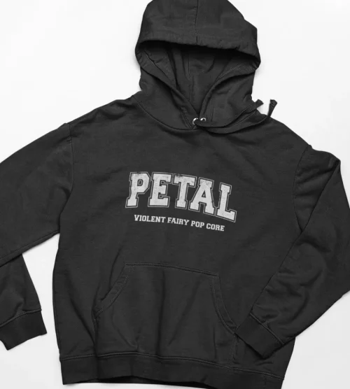 Ariana Grande Petal Varsity Black Hoodie