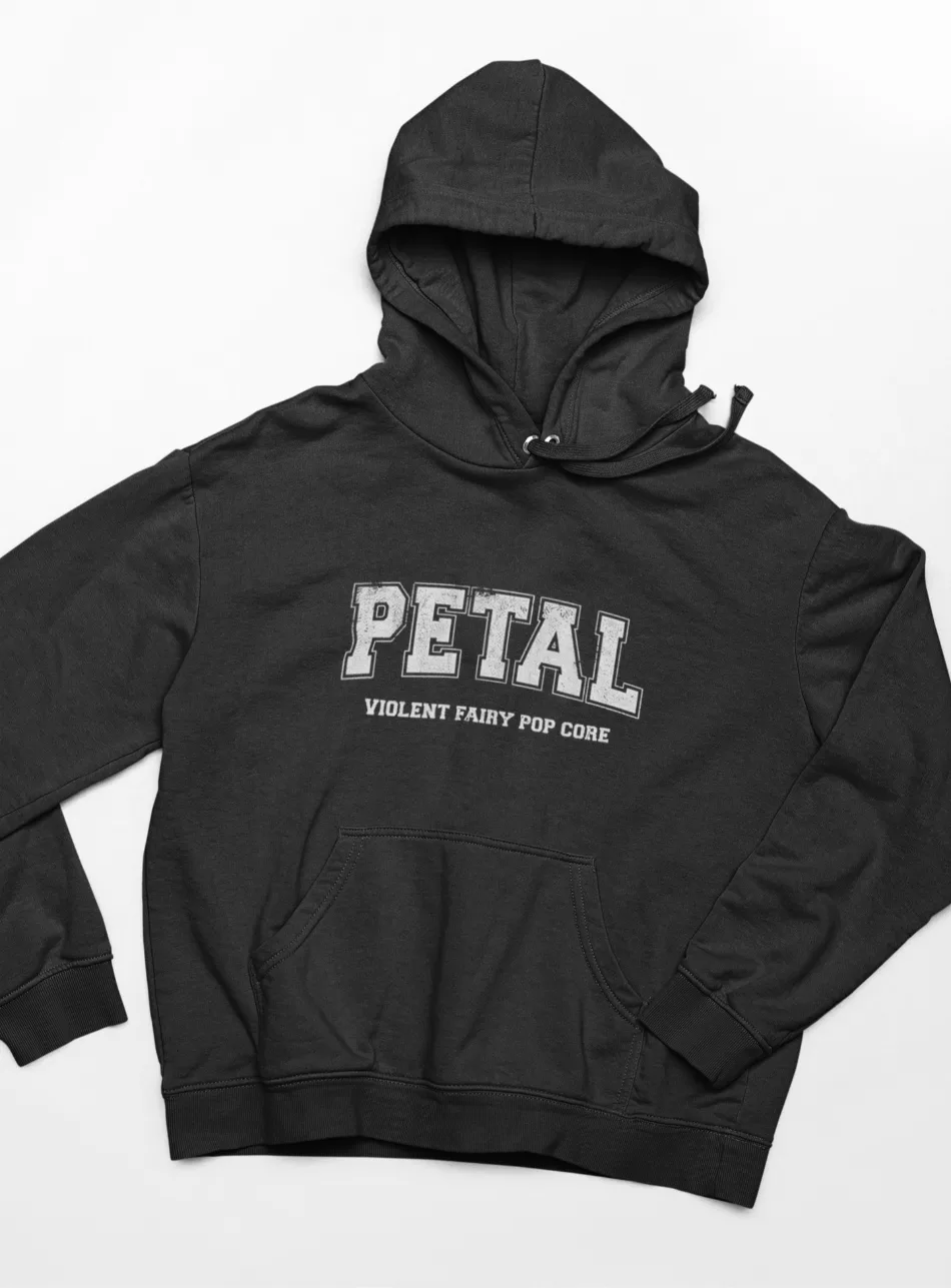 Ariana Grande Petal Varsity Black Hoodie